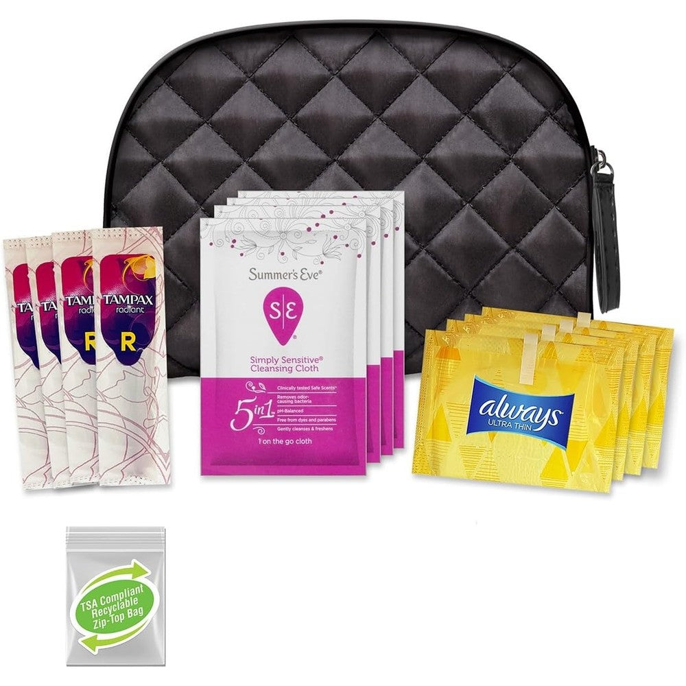 Convenience Kits International feminine care travel set front view