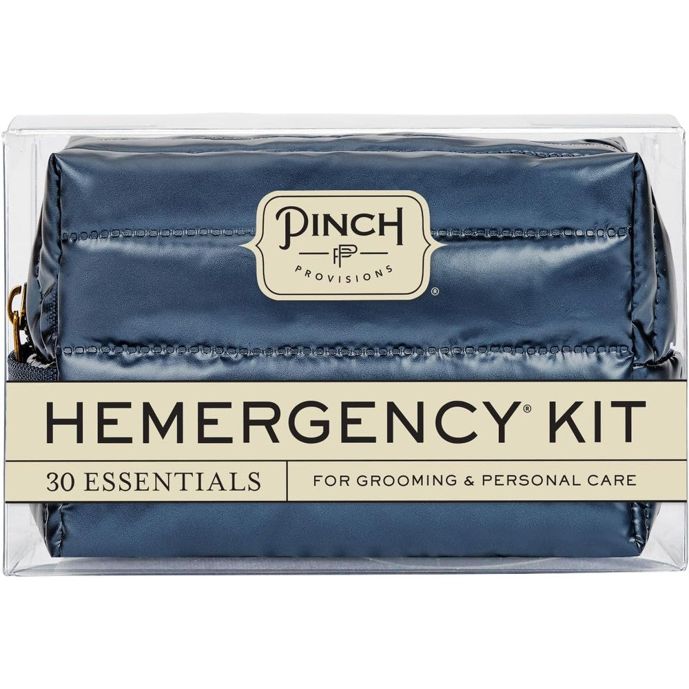 Pinch Provisions Hemergency Kit for Men in Puffer Navy front view