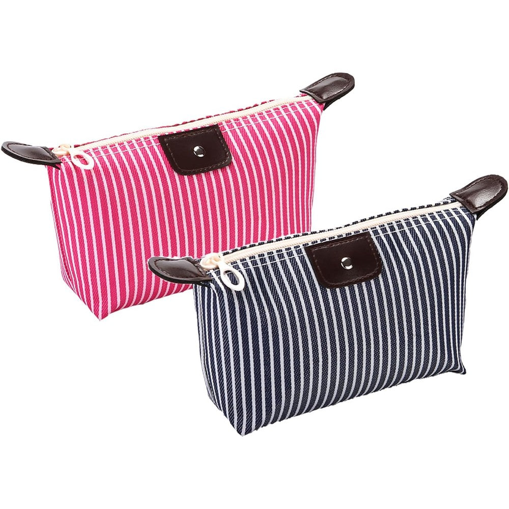 THTAJ 2 pack travel makeup bag set front view