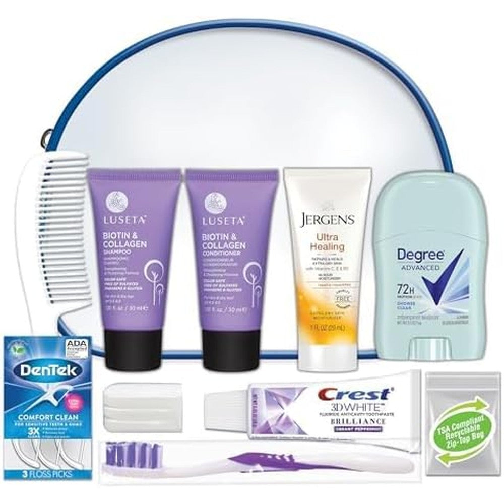 Convenience Kits International Women's Luseta travel kit front view