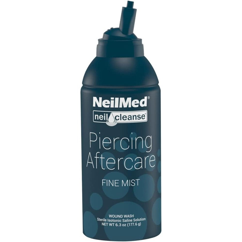 NeilMed NeilCleanse Piercing Aftercare fine mist canister front view