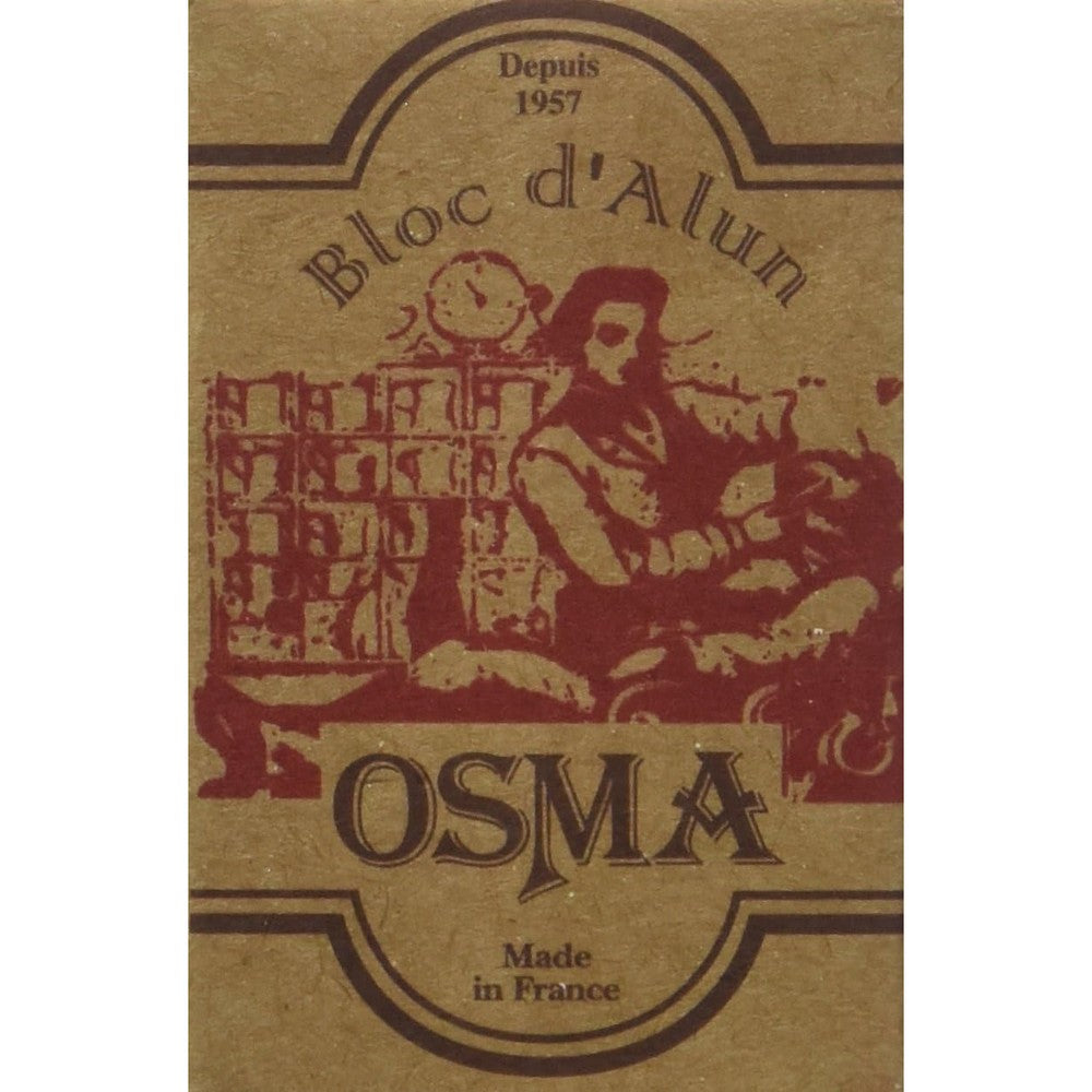 Osma Alum Block Value Pack front view showcasing the authentic French imported natural aftershave stone.