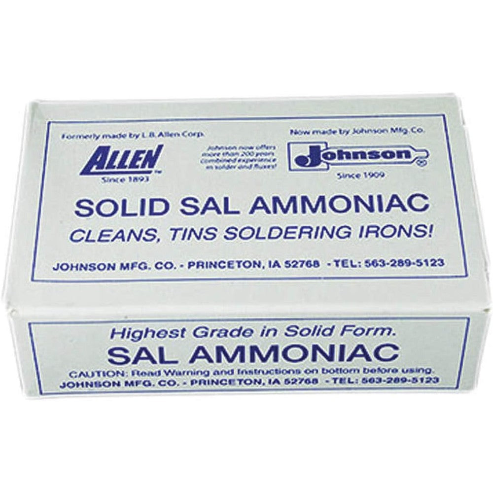 American Beauty Tools CS-TT2 Solid Sal Ammoniac Block front view industrial soldering iron tip cleaner