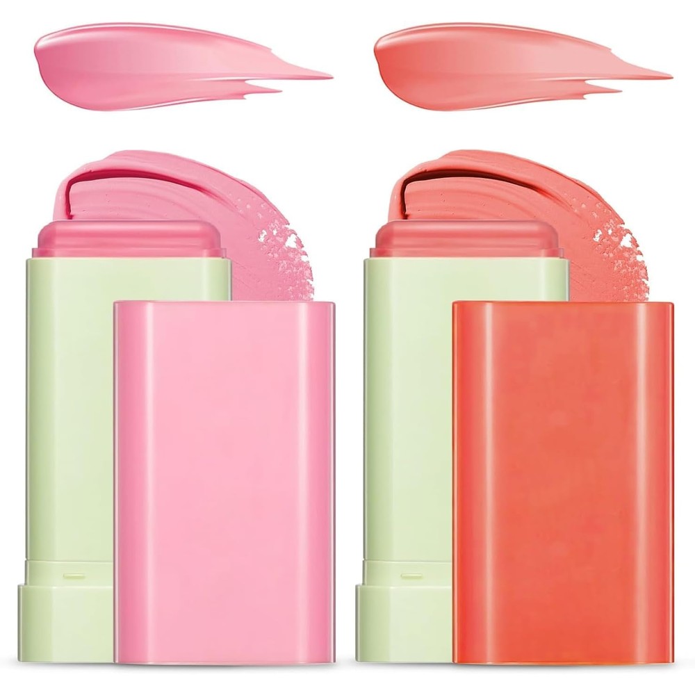 Buqikma On The Glow Hydrating Blush Stick front view showcasing the compact twist-up makeup applicator tube.