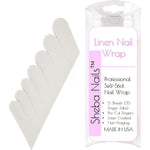 Sheba Nails Linen Nail Wrap 35 Finger Tabs front view