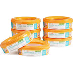 Munchkin Arm and Hammer diaper pail refill rings 8 pack for odor disposal