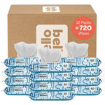 Hello Bello extra gentle unscented baby wipes with plant based fibers 720ct