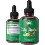 Peak Performance Kids Herbal Multivitamin Drops front view for daily nutrition