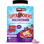 Force Factor Kids Multivitamin Super Chews bottle front view for daily wellness