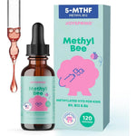 JoySpring Methylfolate for Kids liquid drops with active B12 and B6 for methyl support