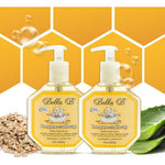 Bella B Bee Gone Cradle Cap Baby Shampoo front view of two pack bottles
