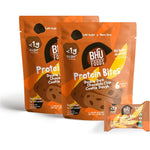 Bhu Foods Keto Bites Double Dark Chocolate Chip Cookie Dough front packaging view.