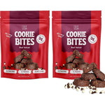 ChipMonk Keto Cookie Bites Red Velvet Brownie 2 pack front view low carb snack