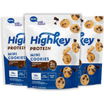 HighKey Protein Chocolate Chip Cookies 3 pack front view keto snack