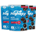 HighKey Peppermint Mini Cookies front view authentic keto snack.