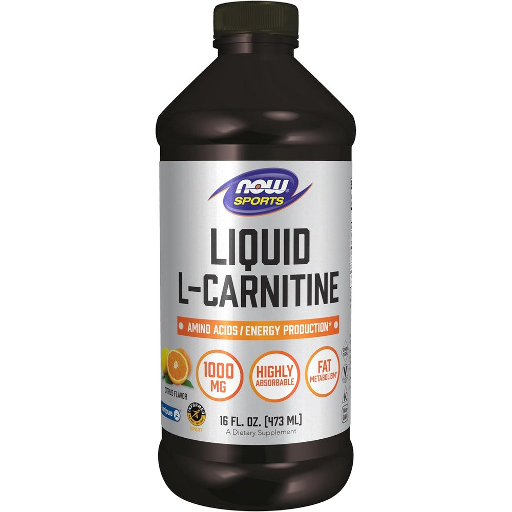 NOW Foods liquid L-Carnitine 1000mg for weight loss and fat burner support