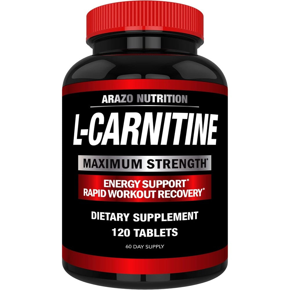 Arazo Nutrition Super Strength L-Carnitine 1000mg tablets for muscle building