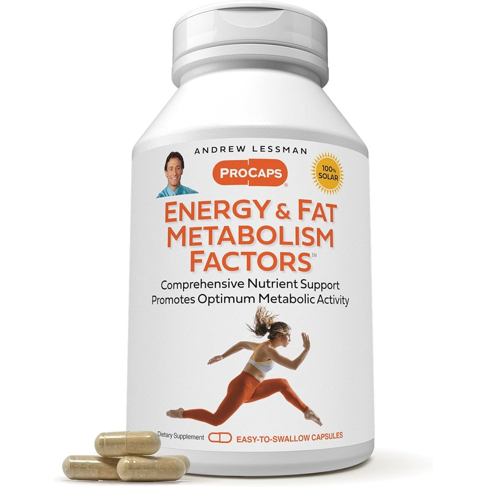 Andrew Lessman Energy and Fat Metabolism Factors 60 capsules front bottle view