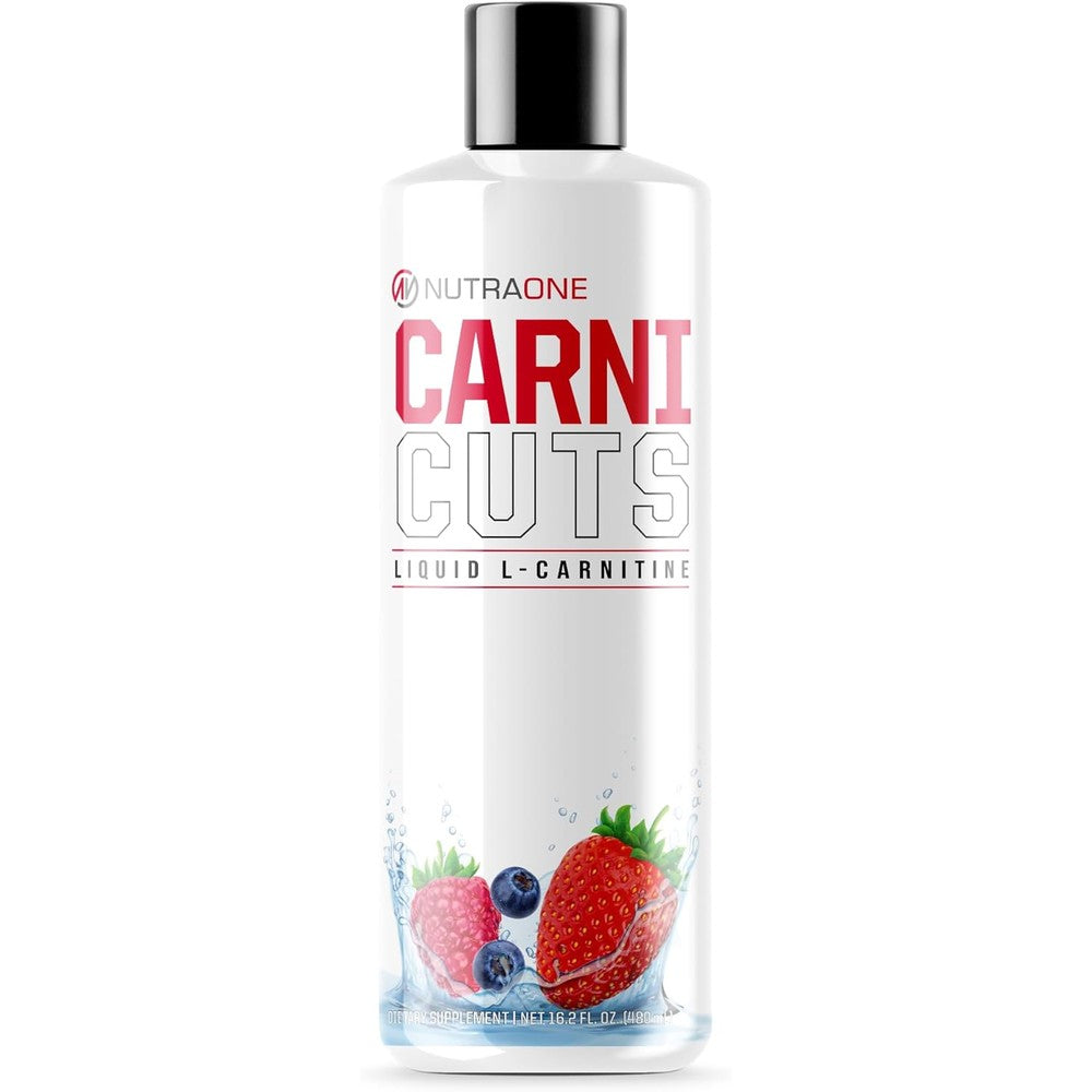 NutraOne Carnicuts L-Carnitine Liquid Berry Blast front view weight management supplement