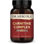 Dr. Mercola Carnitine Complex 60 capsules front bottle view for mitochondrial health