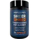 Sheer Strength Labs thermogenic fat burner capsules with capsaicin and l-carnitine 118.0g