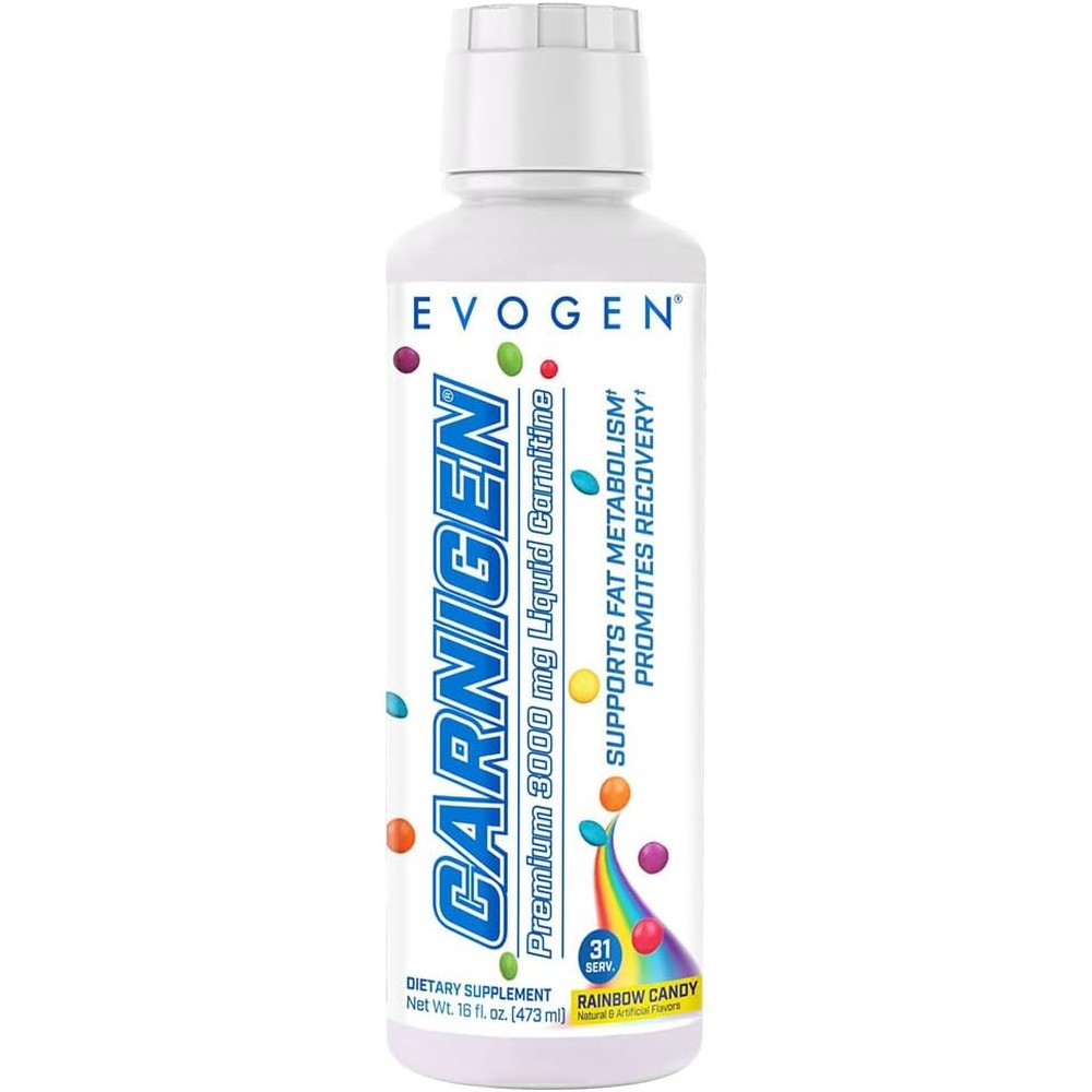 Evogen Carnigen Premium L-Carnitine Liquid 3000mg fat metabolism supplement 558.0g