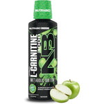 NutraBio L-Carnitine 3000 liquid shots in green apple flavor for energy