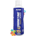 Alpha Supps L-Carnitine Liquid 3000 bottle front view for fat metabolism support.