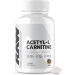 Raw Nutrition Acetyl L-Carnitine fat burner powder for metabolic support