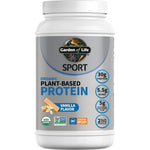 Garden of Life organic vegan protein powder vanilla flavour with 30g plant protein per serving