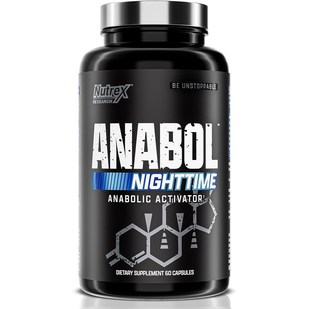 Nutrex Research Anabol PM 60 capsules front view anabolic activator