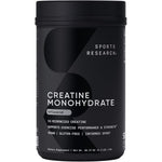 Sports Research Creatine Monohydrate 1kg tub front view for muscle performance.