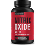 Jacked Factory N.O. XT Nitric Oxide Supplement front view for muscle pumps