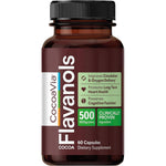CocoaVia Heart and Brain supplement bottle front view for nitric oxide boost.