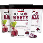 Force Factor Total Beets Soft Chews front view for heart health support