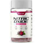 Snap Supplements Nitric Oxide Gummies front view of 60 count bottle for heart health.