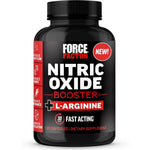 Force Factor Nitric Oxide Booster supplement bottle with 120 capsules