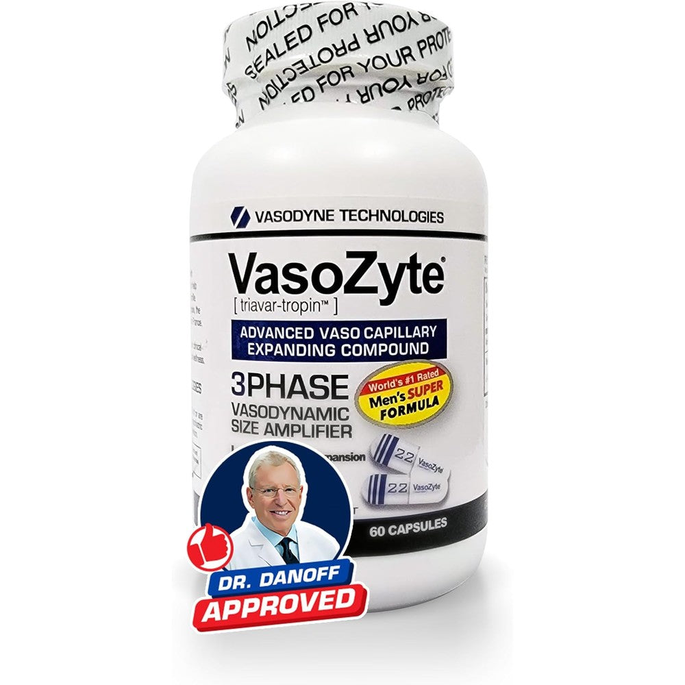 Generic VasoZyte nitric oxide and healthy blood flow booster 60 capsules