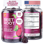Wellneco beet root gummies 160g for heart health and blood circulation