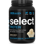 PEScience Select Protein Powder Gourmet Vanilla front view for muscle building