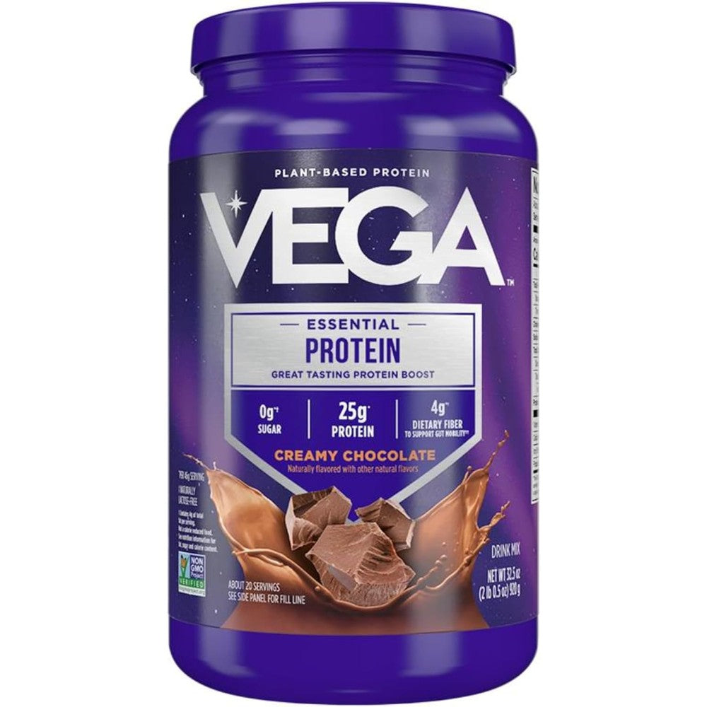 High plant protein powder with 25g vegan protein and zero sugar shake