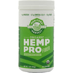 Manitoba Harvest Organic Hemp Pro Fiber sixteen ounce tubs pack of two front view