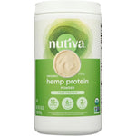 Nutiva Organic Hemp Protein Powder 16 Ounce front view plant based supplement