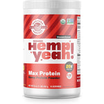 Manitoba Harvest Hemp Yeah Organic Max Protein Powder 16 Ounce front view plant-based supplement
