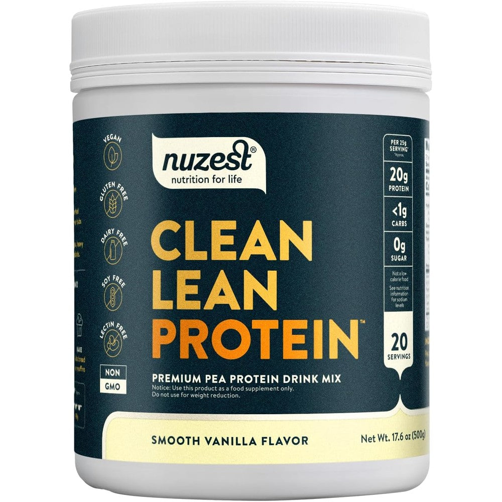 Nuzest Clean Lean Protein Premium Vegan Plant Based Powder Smooth Vanilla