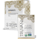 Truvani Organic Vegan Protein Powder Vanilla 10 Single Serving Travel Packets