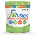 SAN Rawfusion Vegan Protein Powder front view of 4lb container