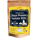 Astha MedicoExperts Soy Protein Isolate 90 Percent 950 grams pouch front view for vegan muscle recovery.