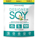 Designer Wellness Soy Isolate Protein Powder Angel Cake Vanilla front tub view