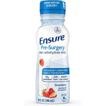 Ensure Surgery Pre-Surgery Clear Carbohydrate Drink front view strawberry flavor